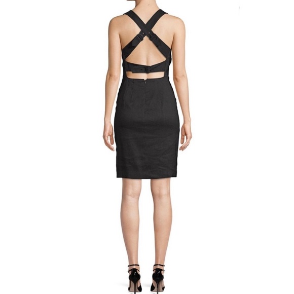 Club Monaco Amabel Dress in Black. - Picture 1 of 7